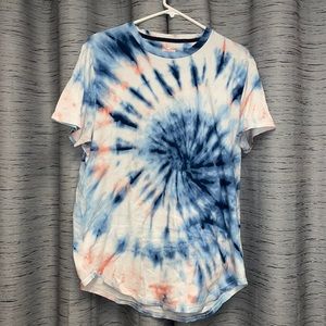 Men’s Hollister Blue/Pink Tye Dye Shirt